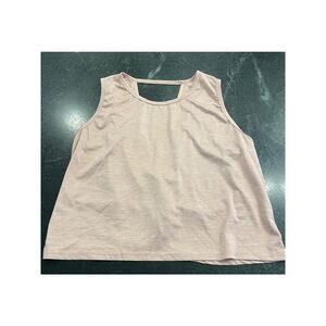 Ictive Pink Sleeveless yoga top  with back knot  XL
